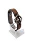 Snap Fastener Leather Adige Flag Bracelet - 4