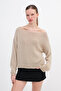 Kayık Yaka Glittery Knitwear K10281 -B9 - 2