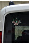 Chechen Adygei Flag Eagle Color Sticker Label 14X10 cm - 7