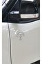 Adygea Flag Foil Sticker Silver Gilding 11 cm - 4