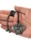 Adygeian Circassian Flag Eagle Pendant Necklace (Nickel Oxide) - 2
