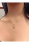 Antique Sun Motif Gold Color Necklace – Stylish Women's Jewelry Inspired by Vintage - 2