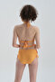 Yellow Maximum Recovery Bikini Top - 2