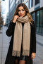 Tasseled Mink Women's Shawl Scarf - Accessory with Soft, Stylish and Comfortable Fabric Sal1257 - 6