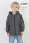 Boy's Hooded Pocket Lined Seasonal Raincoat