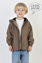 Boy's Hooded Pocket Lined Seasonal Raincoat