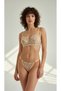 Women's Yellow Floral Embroidered Lingerie Set