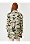 Camouflage Patterned Long Sleeve Shirt - 4