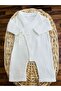 Newborn Muslin 4-Piece Kimono Lace-Up Set 100% Cotton Organic - 3
