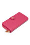 Fuchsia Genuine Leather Women's Wallet - S1Cb00005789-J7E