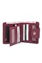 Claret Red Genuine Leather Women's Wallet - S1Cb00005674-K16 - 4