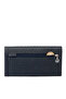 Navy Blue Genuine Leather Women's Wallet - S1Cb00005787-A38 - 4