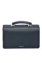 Navy Blue Genuine Leather Men's Portfolio Bag - S1Pc00022154-A38 - 3