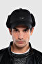 Men's Genuine Leather Black Hat