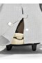 Muslin Gray Color Velcro Muslin Stroller Cover 100% Cotton - 6