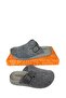 Gray Felt Fabric Comfort Orthopedic Men's Winter Indoor Slippers - 4
