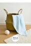 Baby Blue Muslin Blanket Muslin Baby Blanket Unisex Plain 75*75 - 2