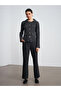 60265 Polo Collar Buttoned Pocket Detailed Knitwear Cardigan - 5