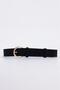 Oval Buckle Suede Belt Women's Belt Trouser Belt Dress Belt Shirt Belt Waist Belt - 2