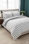 Life Series Minikaro Black and White Double Cotton Duvet Cover Set Ecminikaro05