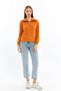 Women's zip-up crewneck sweatshirt - 2