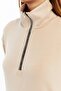 Women's zip-up crewneck sweatshirt - 4