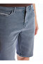 Lcw Jeans Gray Slim Fit Men's Jean Shorts - 3