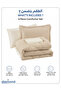 4-Piece Comforter Set – Single Size 170x230 cm, Microfiber, Solid Quilted 350 Gsm Filling - 4
