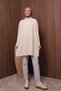 Women's Mock Neck Basic 80cm Loose Oversized Knitwear Tunic 1145 - 6