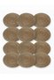 6 Pieces of American Straw Placemat Knitted Bamboo