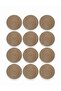 12 Pieces American Wicker Service Plate Knitted Bamboo - 2