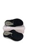 Black Felt Fabric Side Buckle Comfort Orthopedic Stitched Unisex Indoor Winter Slippers - 3