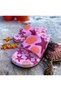 Sea Shell Detailed Non-Slip Plastic Pool Sea Bathroom Balcony Terrace Home and Street Slippers - 3