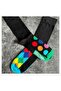 Hn Socks Colorful Geometric Pattern and Character Themed Unisex Socks Set (5 Pieces) |   & Stylish Patterned - 3