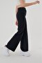 A.c.a.i.p Black Stretch Fabric Super High-Waist Relaxed-Leg Denim Palazzo Pants - 4