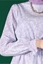 Flowered Blouse with Elasticated Waist and Sleeves 42888 - 4