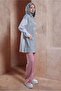 44620 Model Hooded Striped Tracksuit Tunic - 2