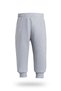 Boys / Girls Jogger Sweatpants Without Pockets, Ribbed Knit Pieces, Gray