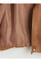 Vizyon New Season Shirt Collar Oversize Women's Suede Look Jacket - 8