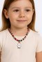 Christmas Figure Charm Dangle Smoked Necklace