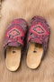 Anatomical Unisex Natural Cork Sole Rug - Felt Slippers - 4