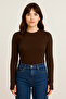 Body Long Sleeve Fisherman's Finger Blouse