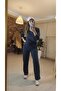Gray Tracksuit Set Modal Fabric - 3