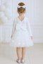 Girls' Velvet and Tulle Dress, Ideal for Special Occasions. - 2