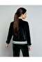 Imported French Velvet Elastic Cuff Long Sleeve Embroidered Women's Pajama Set - 6