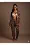 Women's Buttoned Thin Sh Fleece-Lined Pajama Set - 3