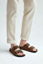 2157 Double Velcro Full Anatomical Sole Men's Slippers Compatible for Daily, Umrah and Hajj - 4