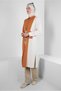TWO COLOR WITH WAIST WRAPPED TUNIC 43810 - 2