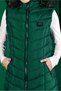 Fur Hooded Puffer Vest 90337 - 4