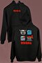 Black Sweat Red Ball Red Ball Redball Front and Back Printed Sweatshirt Unisex Hooded Hoodie